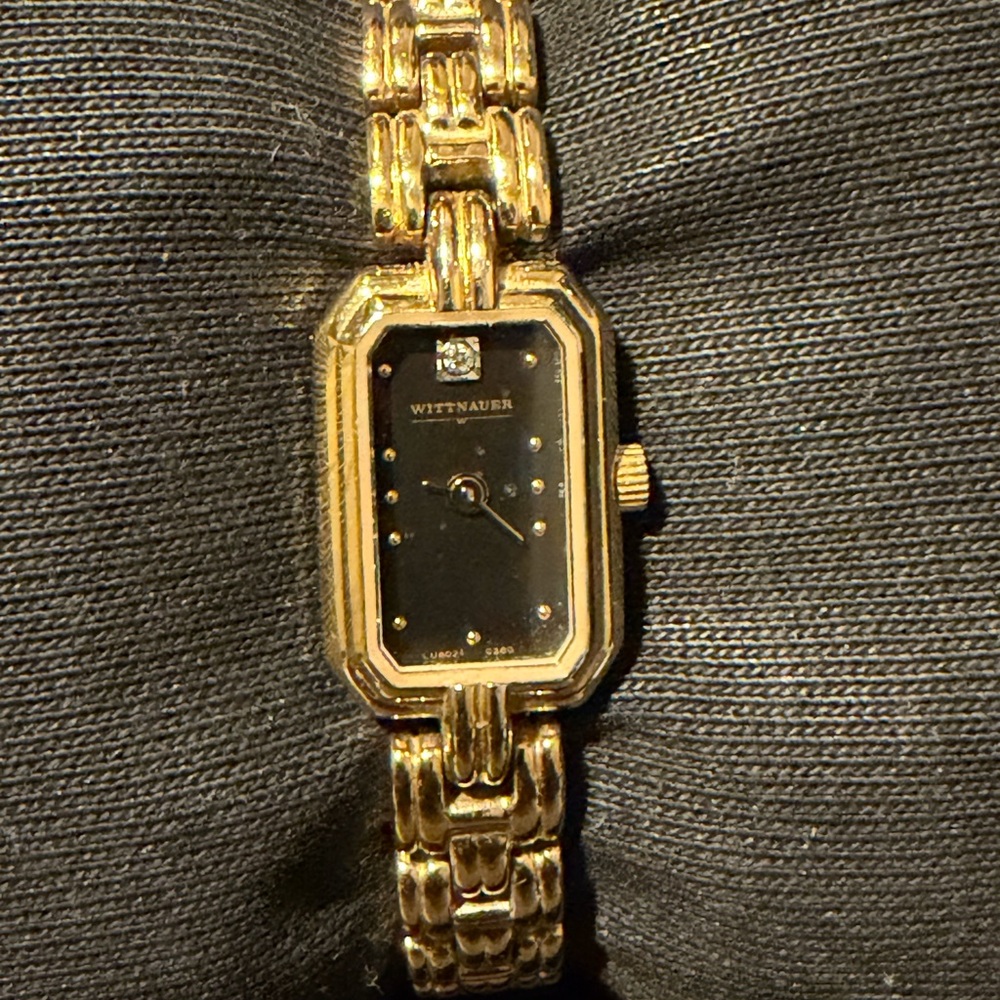 Ladies Whittnauer Gold Tone Dress Watch